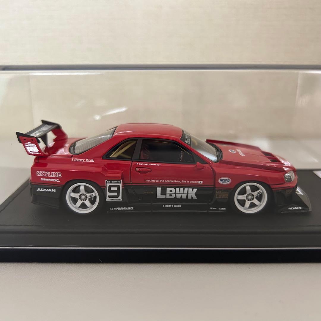 【未使用】LB-ER34 スーパーシルエット 1/43 スカイライン #9