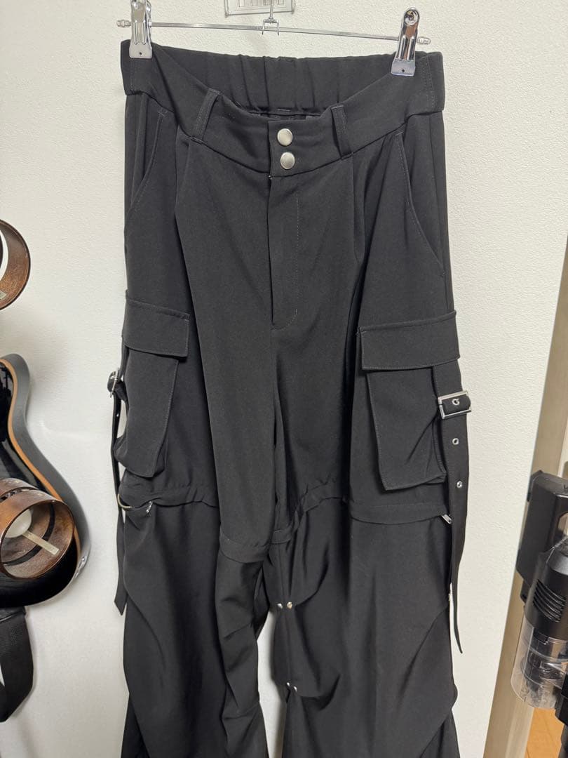 HARE ハレ 2WAYメタルカーゴパンツ　黒　極美品