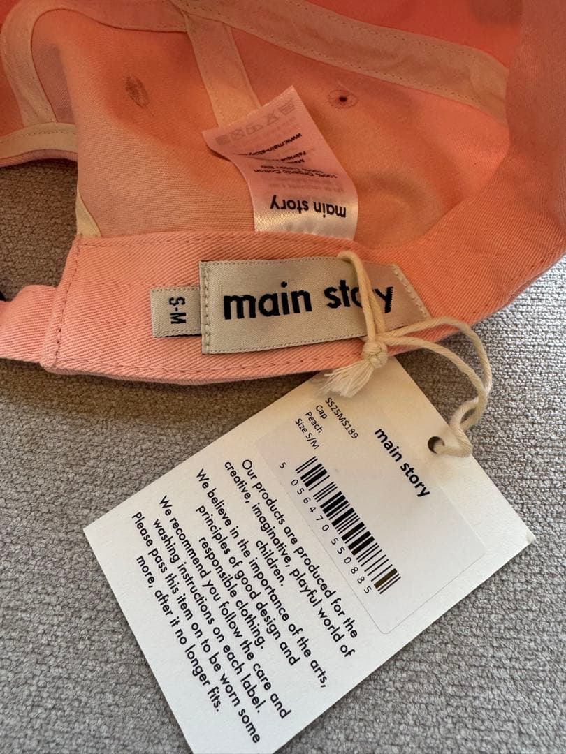 main story 2025ss　キャップ　S M サイズ