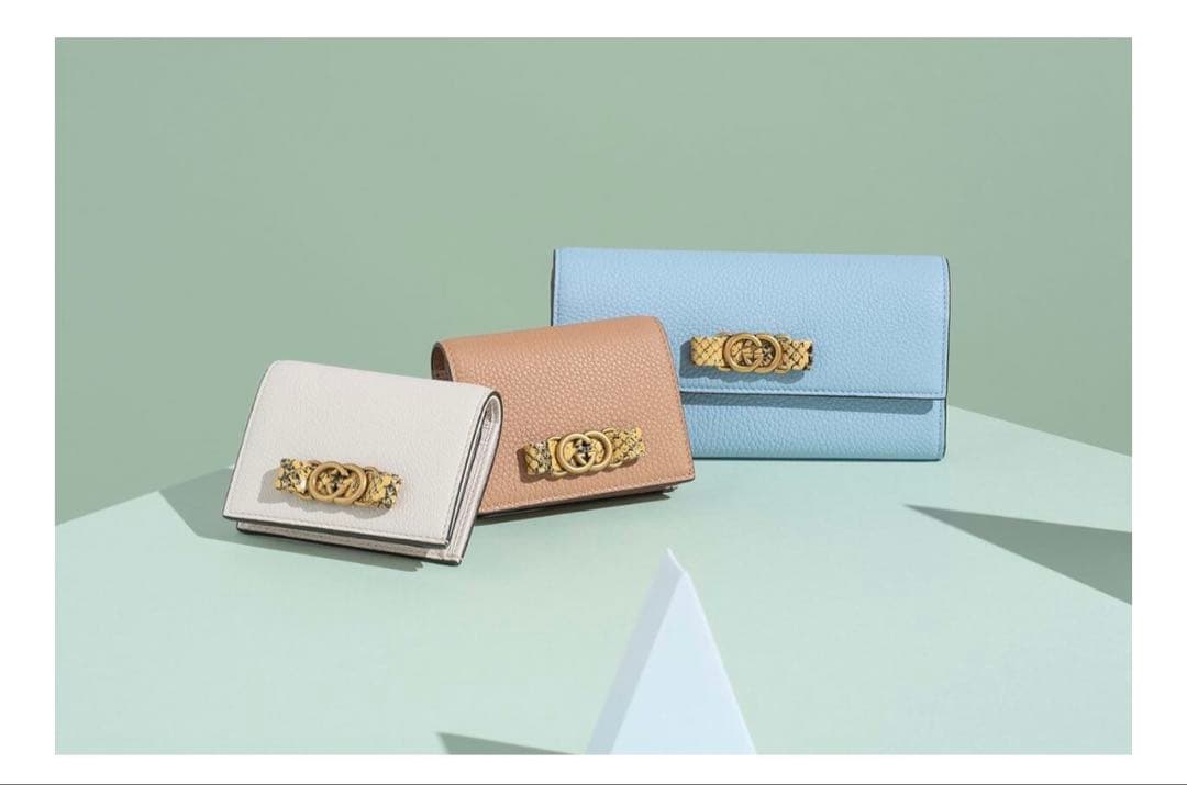 GUCCI インターロッキングG パイソンボウ付き 日本限定