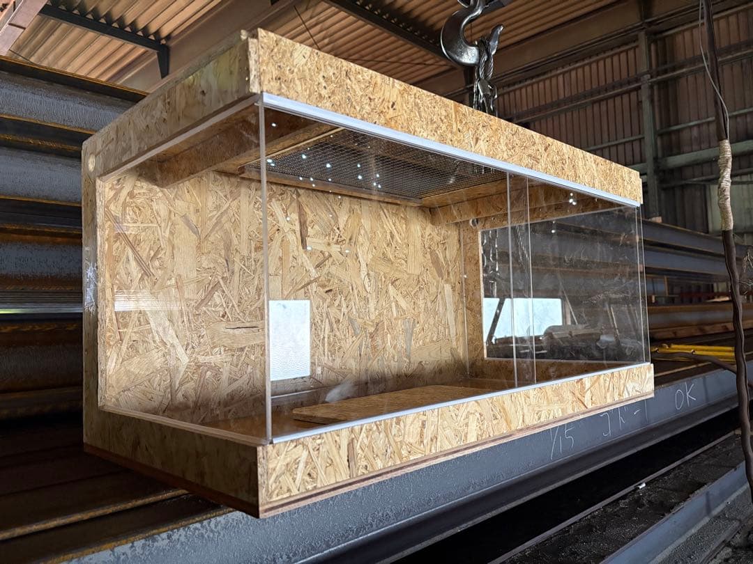 爬虫類ケージ　90×45×45 サイドアクリル仕様　ペット　ケージ　爬虫類　飼育