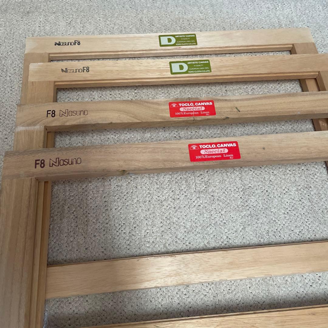 木枠フレームとキャンバスセット　29点セット　油絵　只今F6キャンバス一枚付き！