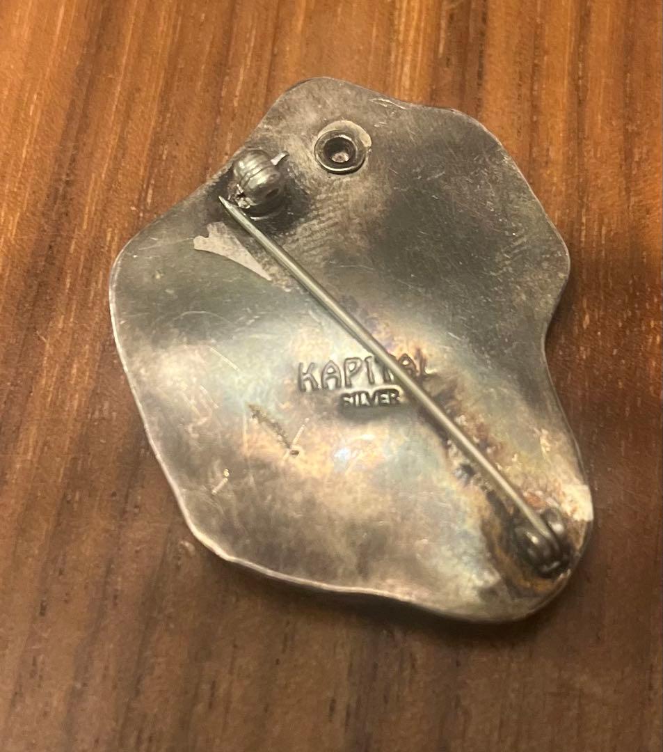 kapital キャピタル ブローチ　ターコイズ　インディアン　レア