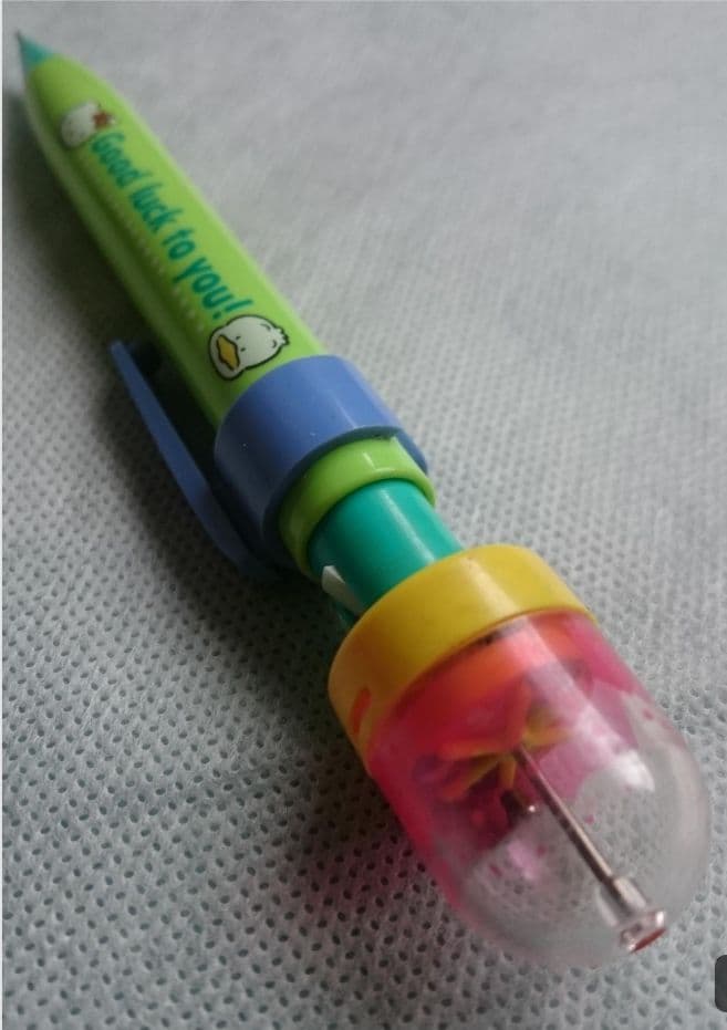 【非売品】サンリオレトロ★ハローキティあひるのペックルコラボ♡シャープペン