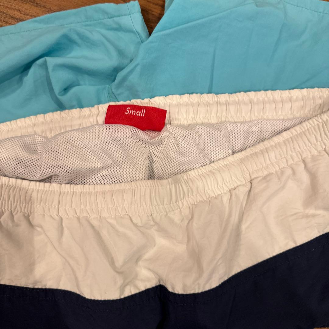 Supreme ショートパンツ 水色Split Logo Water Short