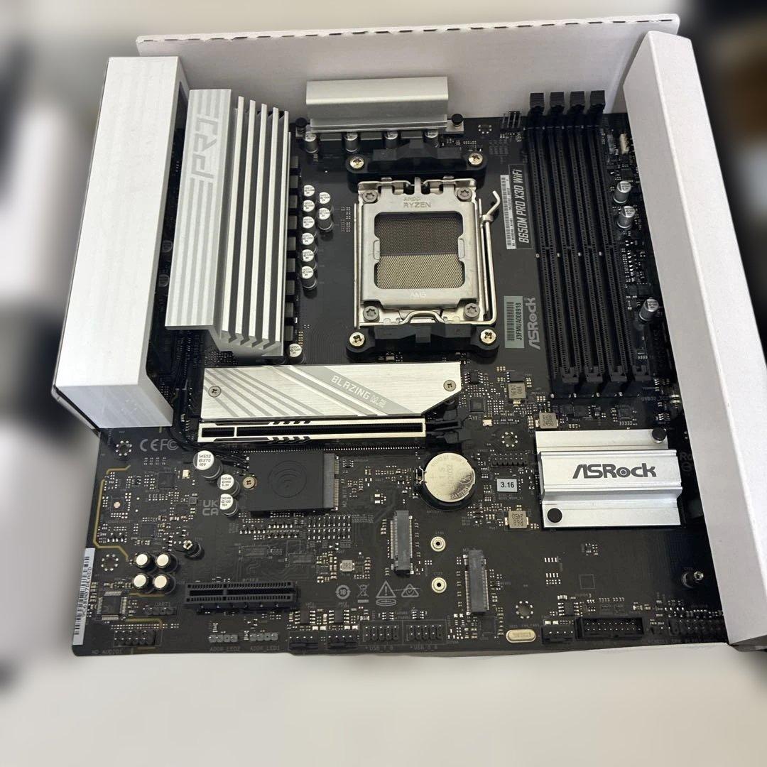 ASRock B650M PRO X3D WiFi マザーボード　ジャンク