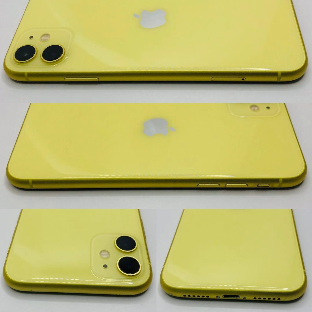 iPhone11 64GB SIMフリー イエロー 新品電池