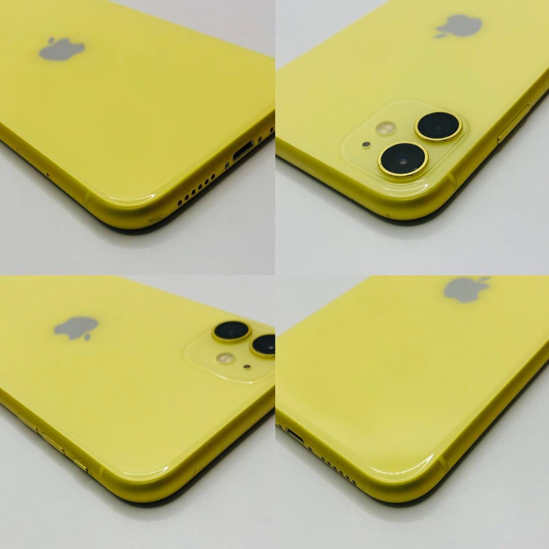 iPhone11 64GB SIMフリー イエロー 新品電池