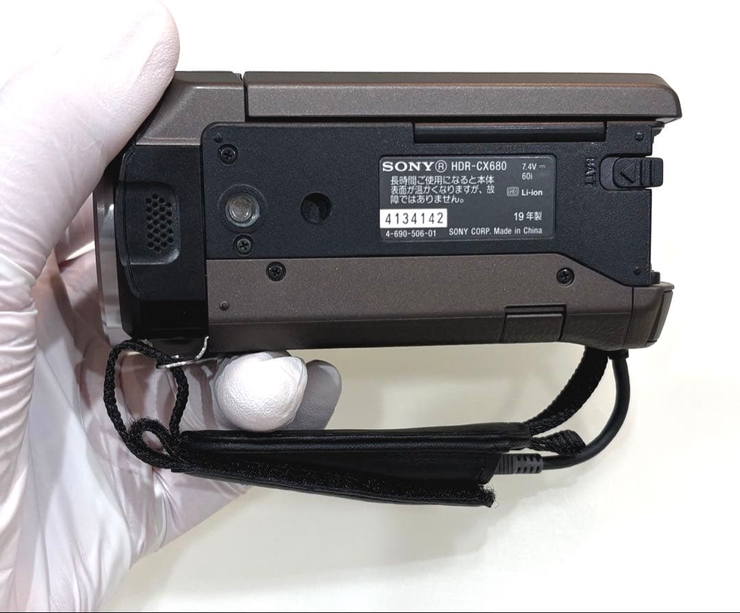 【2019年製・美品】SONY HDR-CX680 本体【箱・説明書なし】