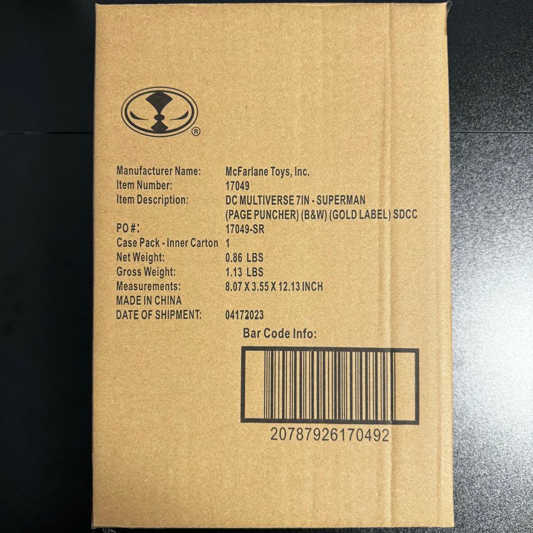 DCマルチバース　スーパーマン　BBTS EXCLUSIVE 新品未開封