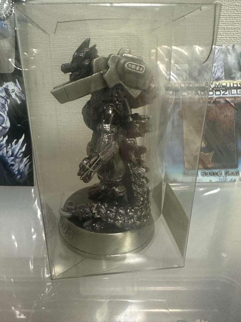 ゴジラ対メカゴジラ メカゴジラメタルフィギュア　ストラップ　メールガードシール