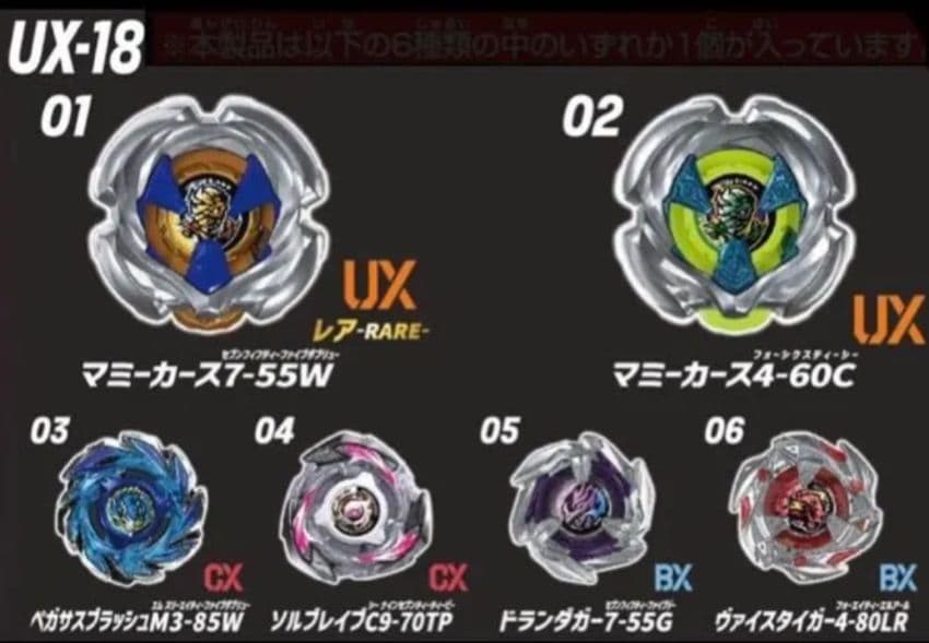 ベイブレード X UX-18 ランダムブースターVol.8　フルコンプ