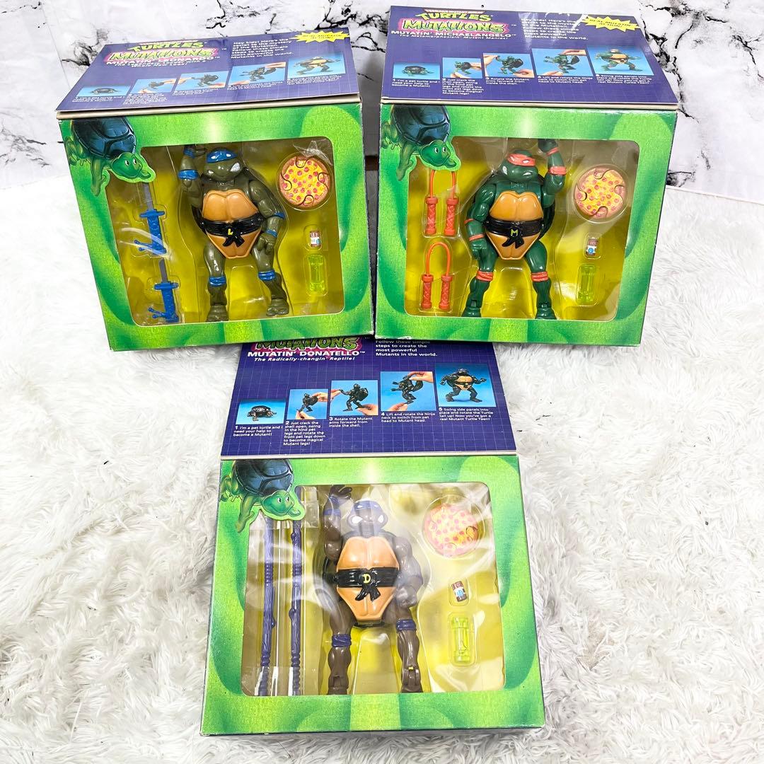 タカラ ミュータントタートルズ Mutations 3体セット