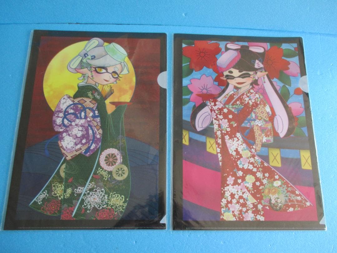 スプラトゥーン◎シオカラーズ　クリアファイル2種◎ホタルアオリハイカラむすめ