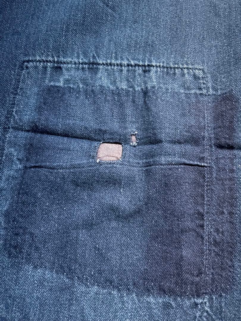 kapital デニムパッチワークガウチョパンツ