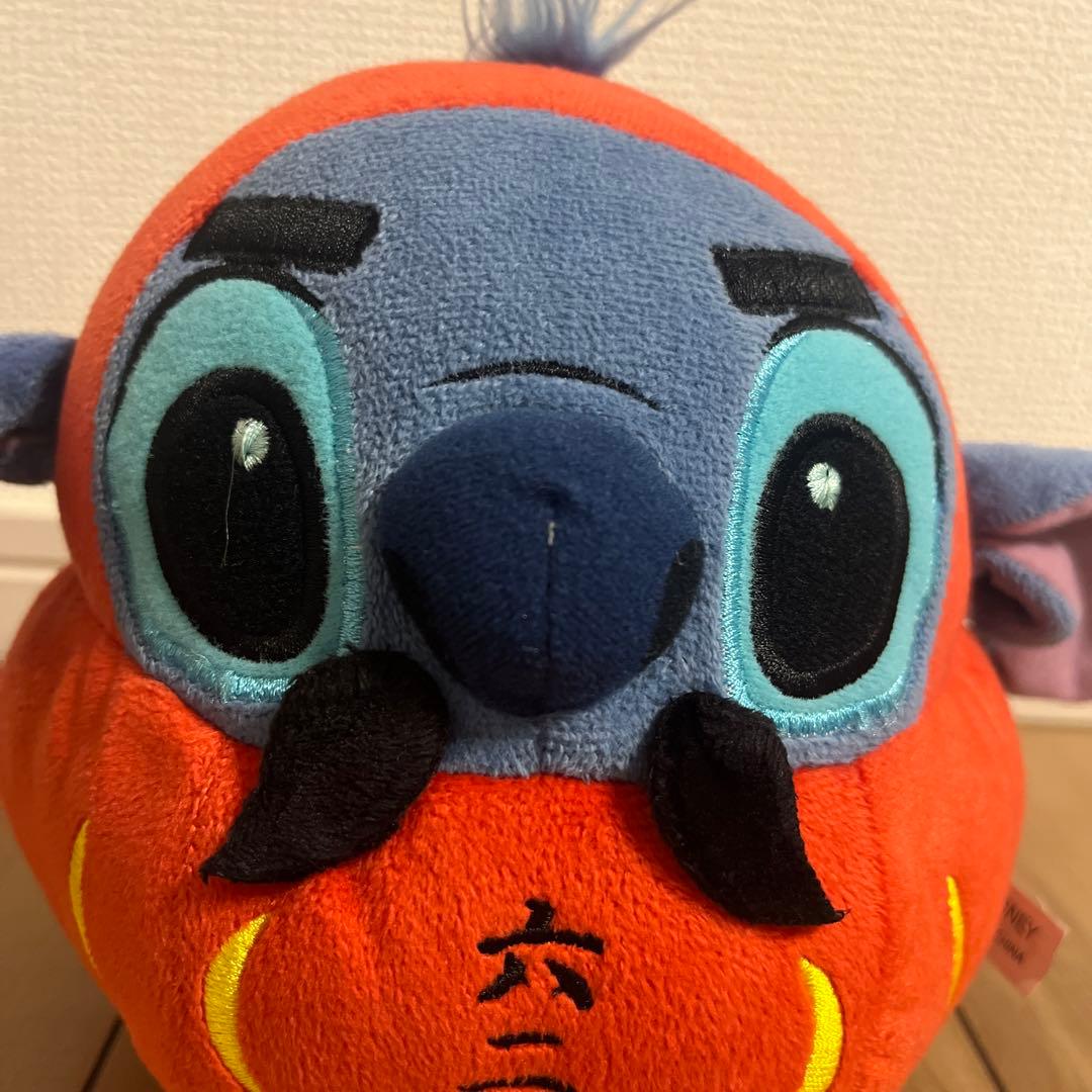 ディズニー　ディズニーストア　スティッチ　ダルマ　ぬいぐるみ　達磨　お正月　新年