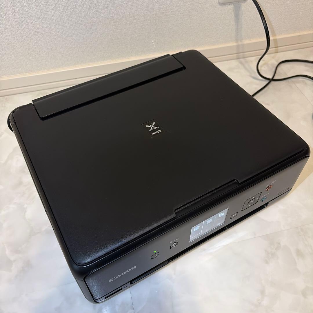 キャノンプリンター複合機TS5030美品　新品互換インク、ケーブル付Canon