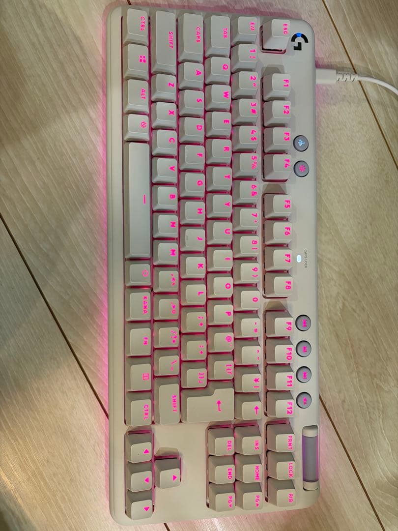 ロジクール　オーロラコレクション　有線ゲーミングキーボード