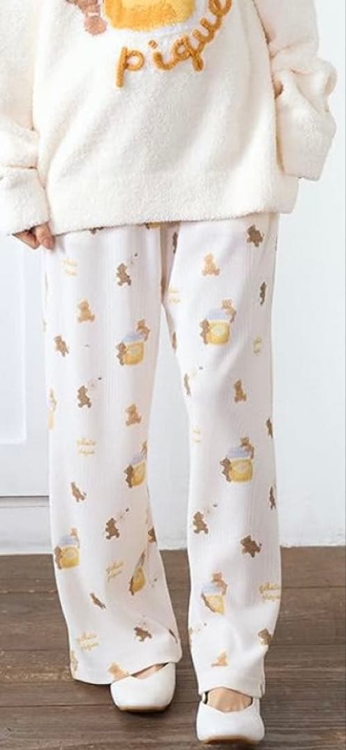 gelato pique はちみつベア ルームウェア 上下セット