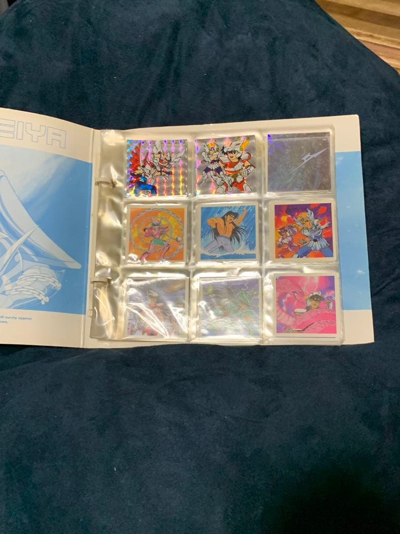 聖闘士星矢　シールブック　シール付き　マイナーシール　アマダ　昭和レトロ