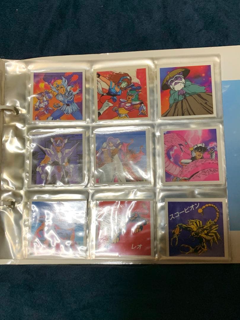 聖闘士星矢　シールブック　シール付き　マイナーシール　アマダ　昭和レトロ