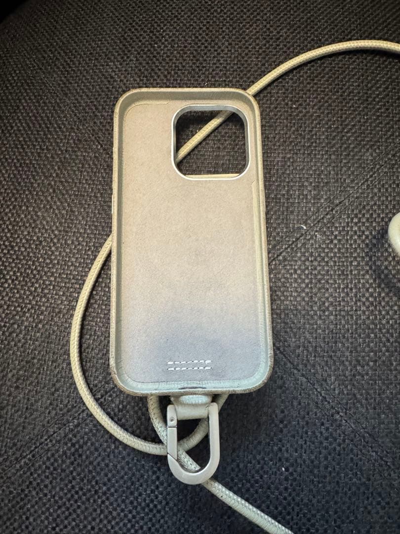 objcts.io 土屋鞄 iPhone15proカードケース ホワイトベージュ