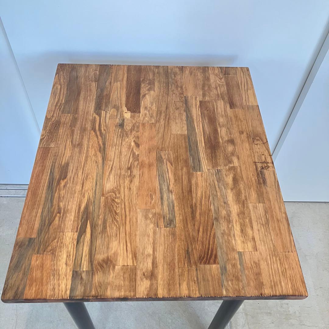 天然木のカフェテーブル【ハンドメイド家具】