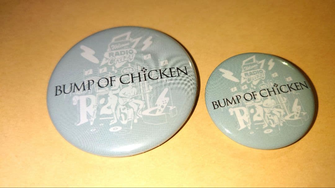 抹*び様 BUMP OF CHICKEN 缶バッジ 2個セット レディクレ202