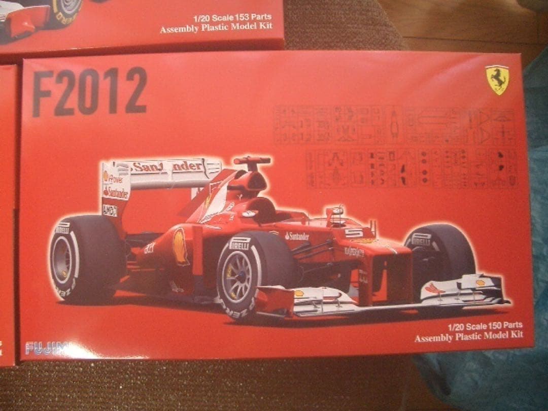 1/20 フジミ フェラーリ 150/F138/F2012 3台
