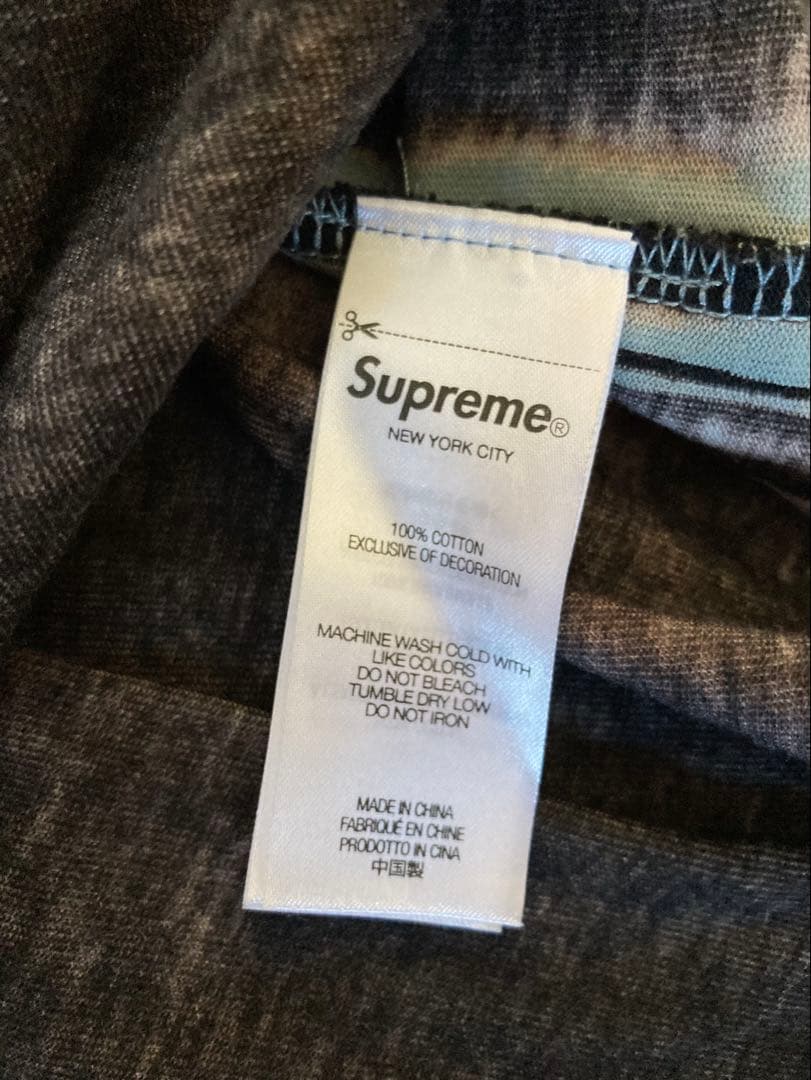 トップス Supreme Overprint Knockout S/S Top Slate