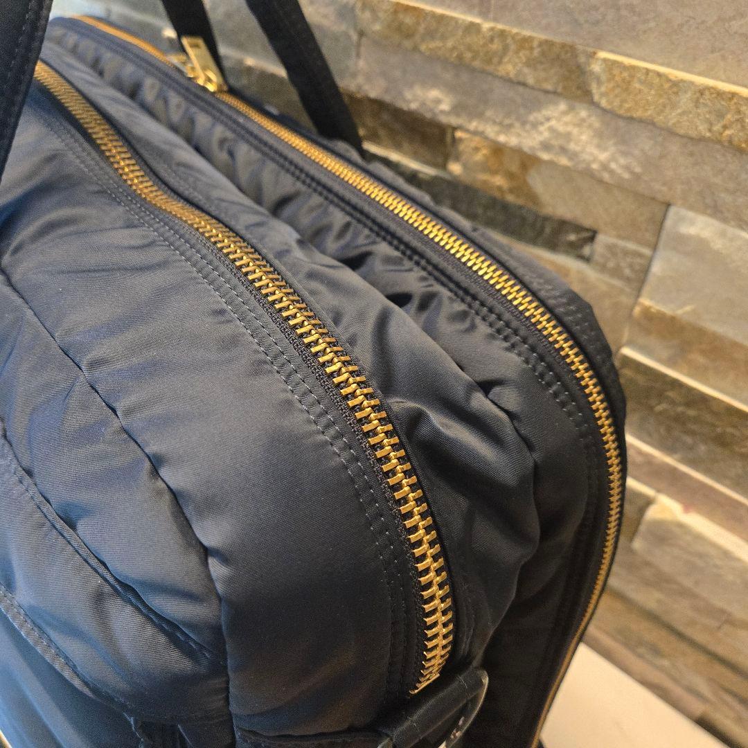極美品　PORTER ポーター　タンカー　2way　ショルダーバッグ　ネイビー