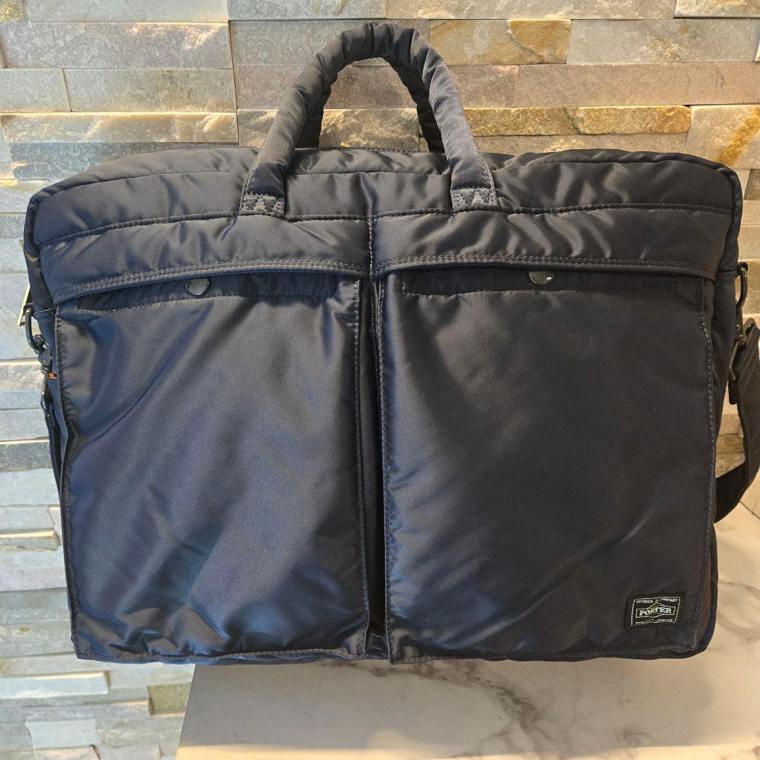 極美品　PORTER ポーター　タンカー　2way　ショルダーバッグ　ネイビー
