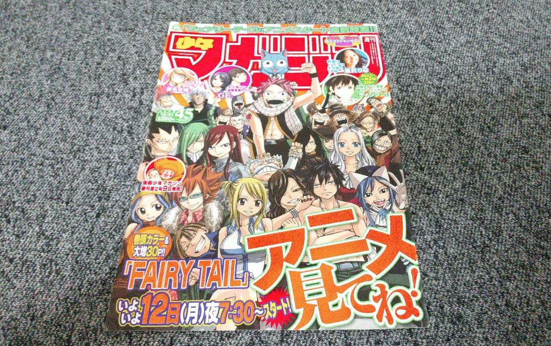 週刊少年マガジン FAIRY TAIL 真島ヒロ♡ 表紙 巻頭カラー 切り抜き♪