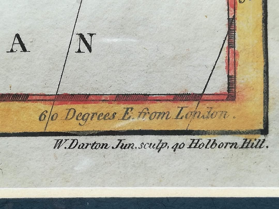 未開封 　イギリス　アンティーク　アフリカの地図