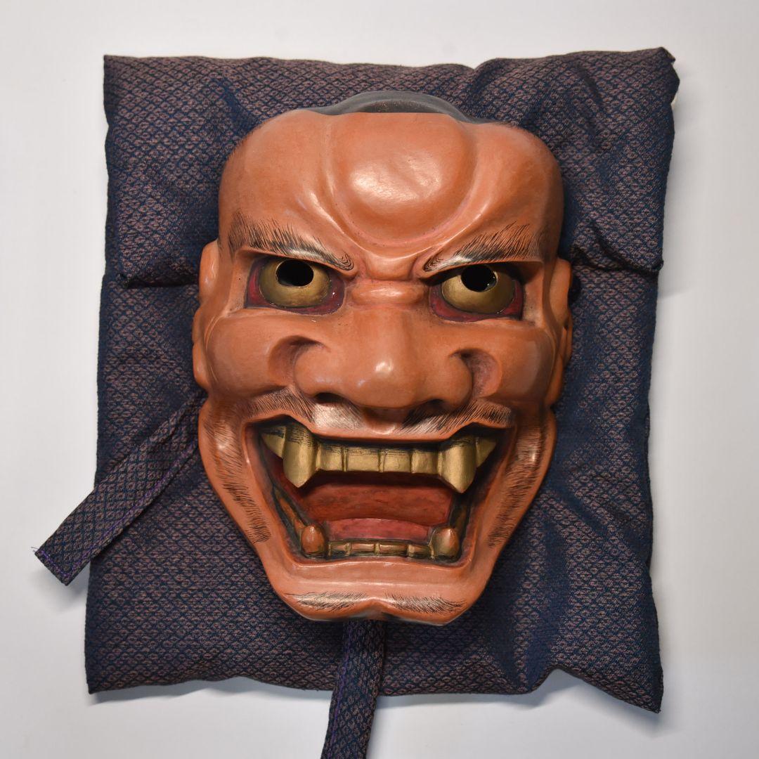 能面 獅子口 能面袋付 (M2)