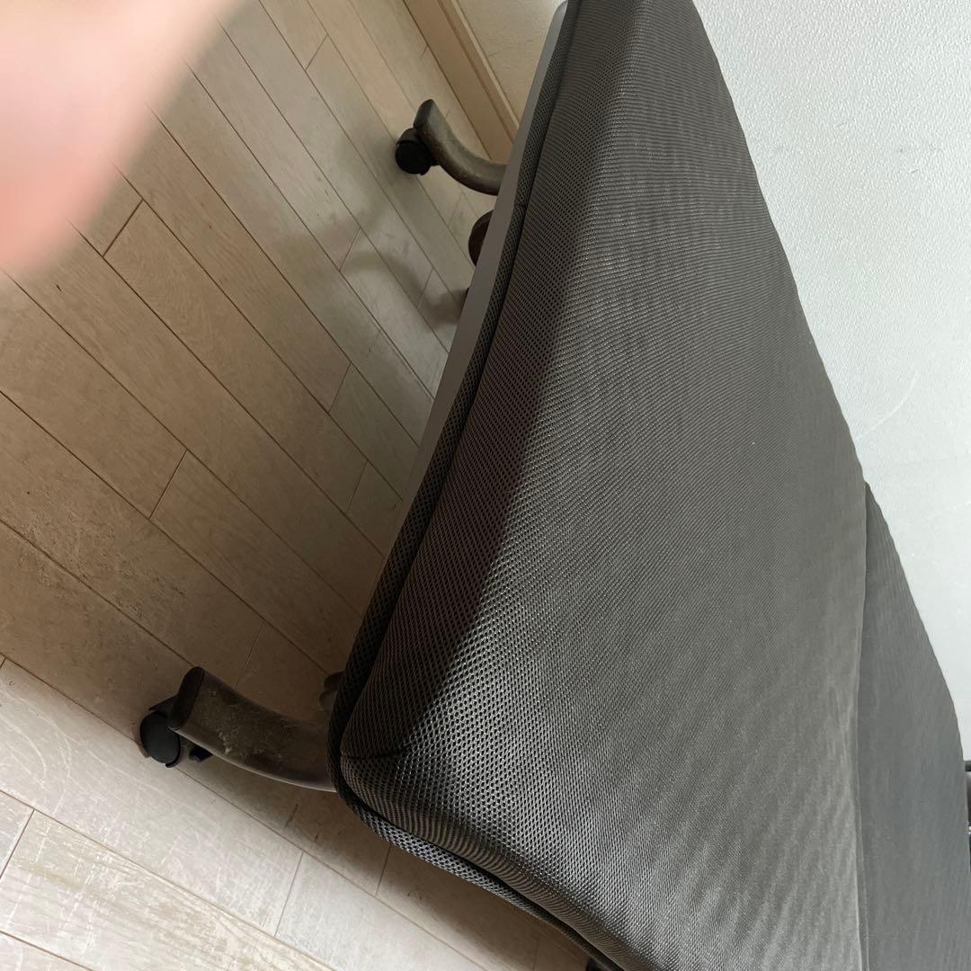 折りたたみベッド ダークブラウン メッシュ