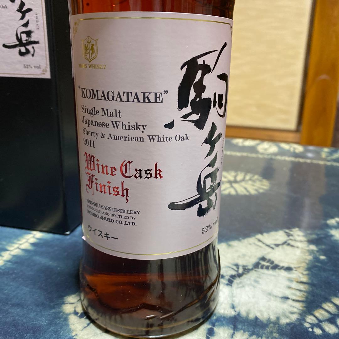 駒ヶ岳 シングルモルトウイスキー 2011年 52%