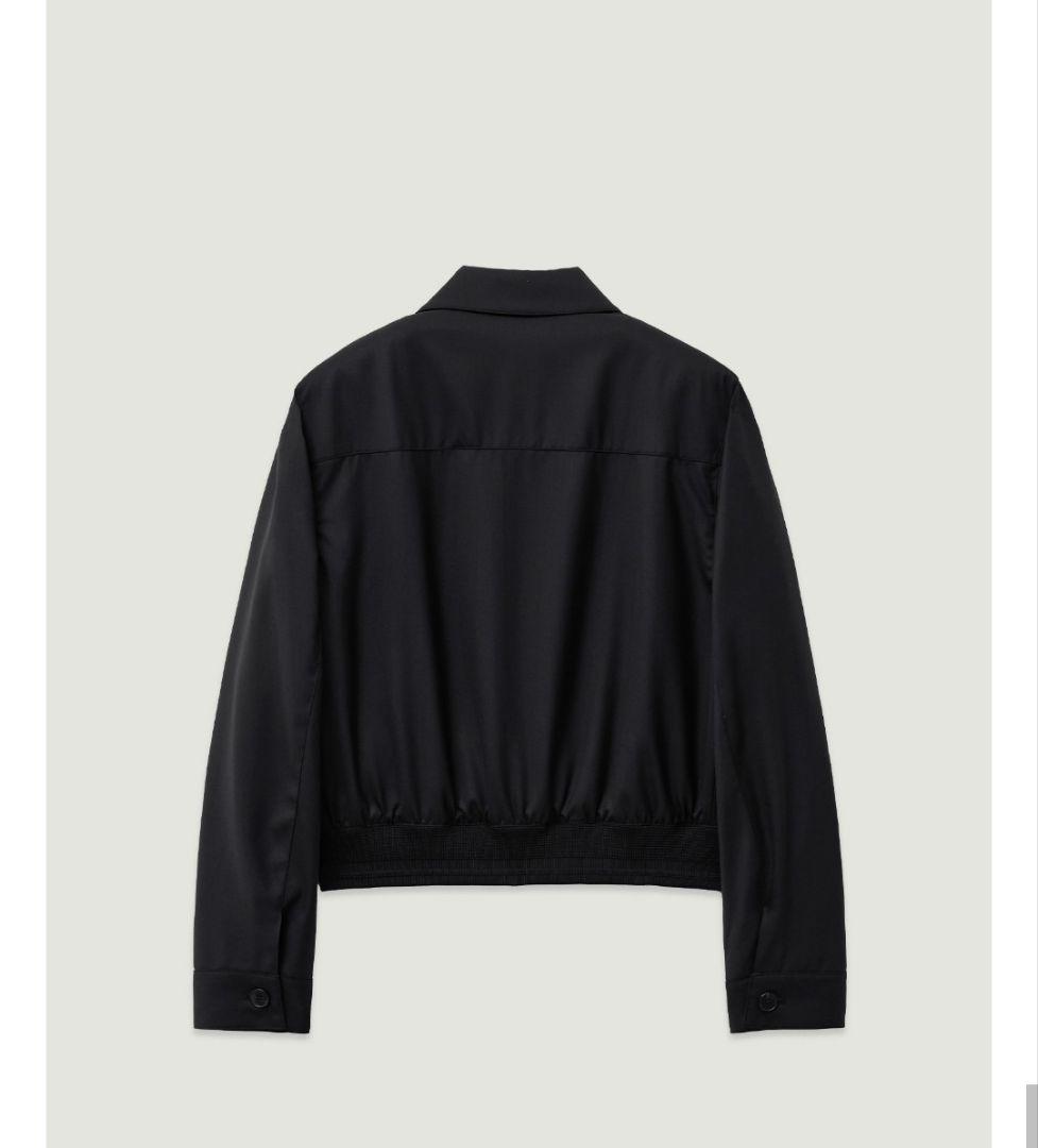 LMOOD セレニティウールブルゾンジャケットブラック