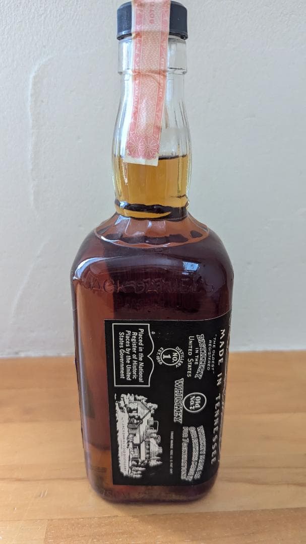 JACK DANIELS ジャックダニエル　赤紙　旧ボトル　未開栓