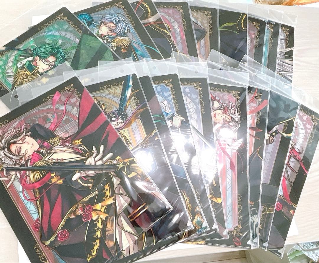 【18枚セット】悪魔執事と黒い猫 3周年 全執事コンプリートクリアファイル