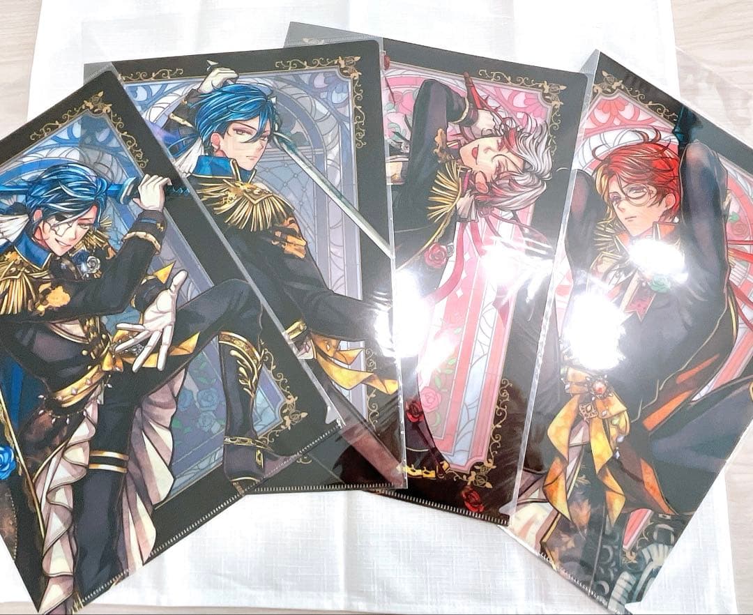 【18枚セット】悪魔執事と黒い猫 3周年 全執事コンプリートクリアファイル