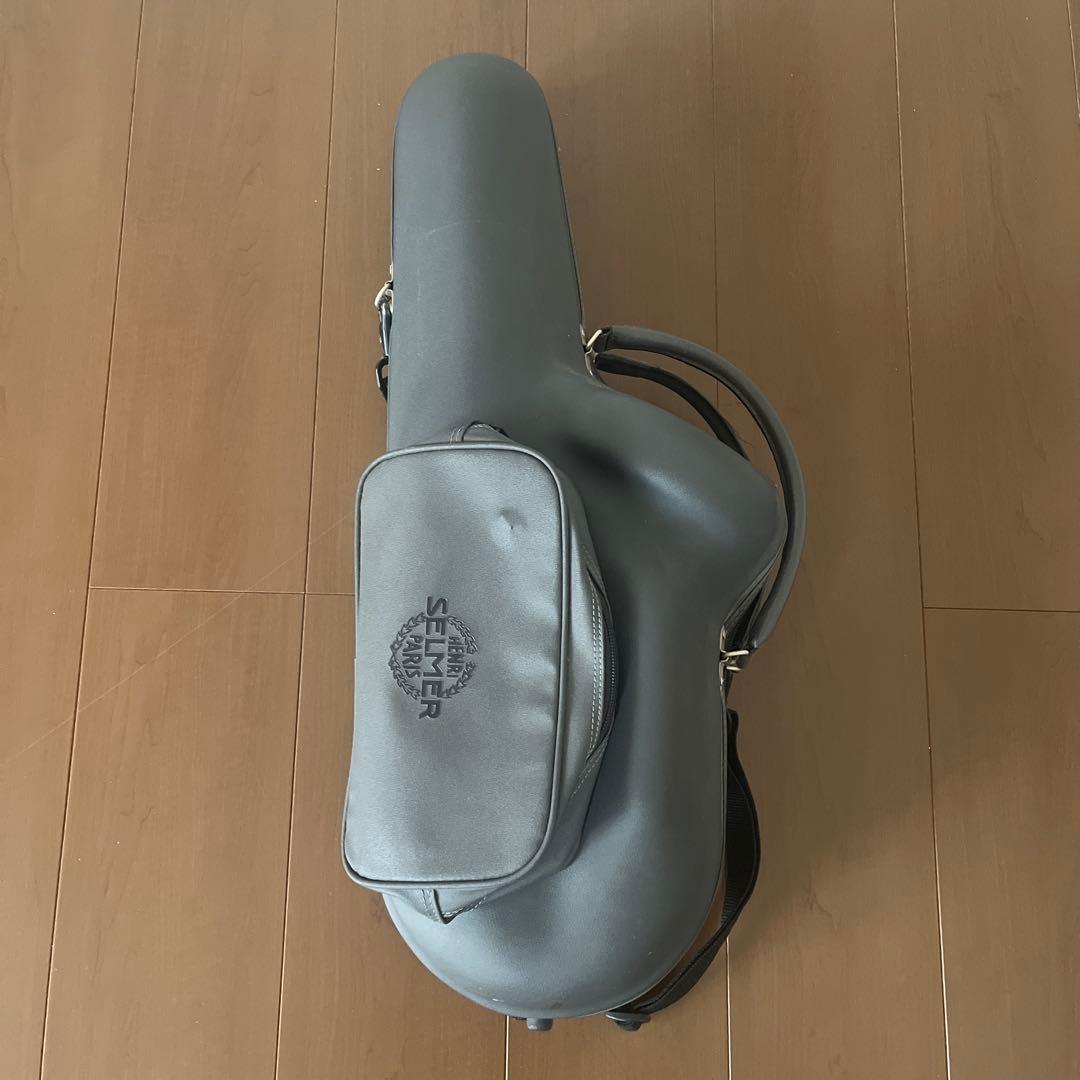 SELMER サックスケース グレー 純正品 ストラップつき