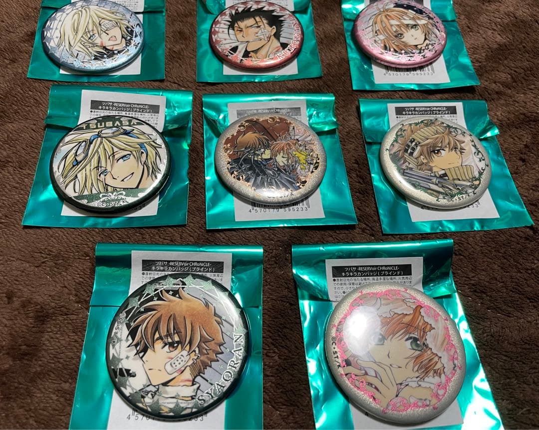 CLAMP マルイ　ツバサ　キラキラ缶バッジ　8点セット