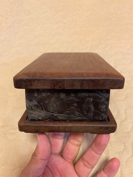 【再値下げ】硯　⑥【新品未使用】端渓硯（蘭亭硯）