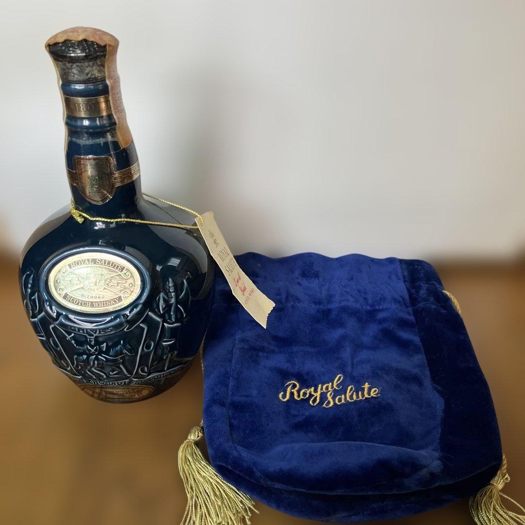 【未開栓】 SALUTE ロイヤルサルート 21年 青陶器 1085g