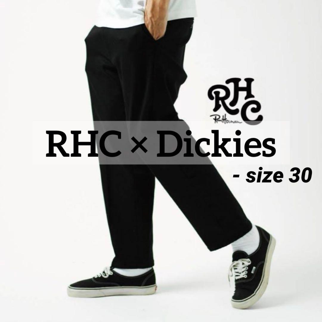 別注RHC ロンハーマン × ディッキーズ ストレッチコットンパンツ 黒