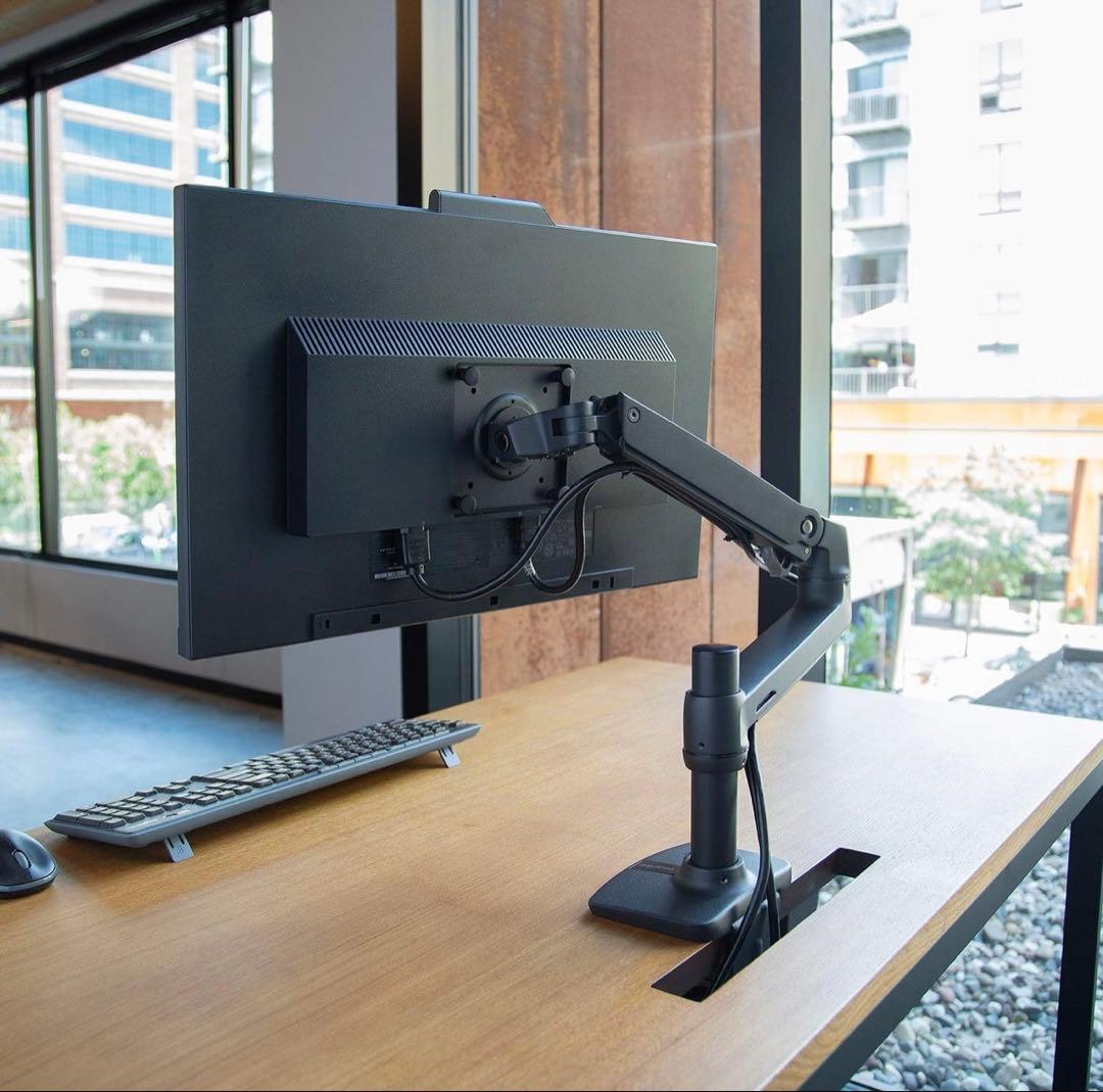 ERGOTRON LX デスク モニターアーム マットブラック 34インチ