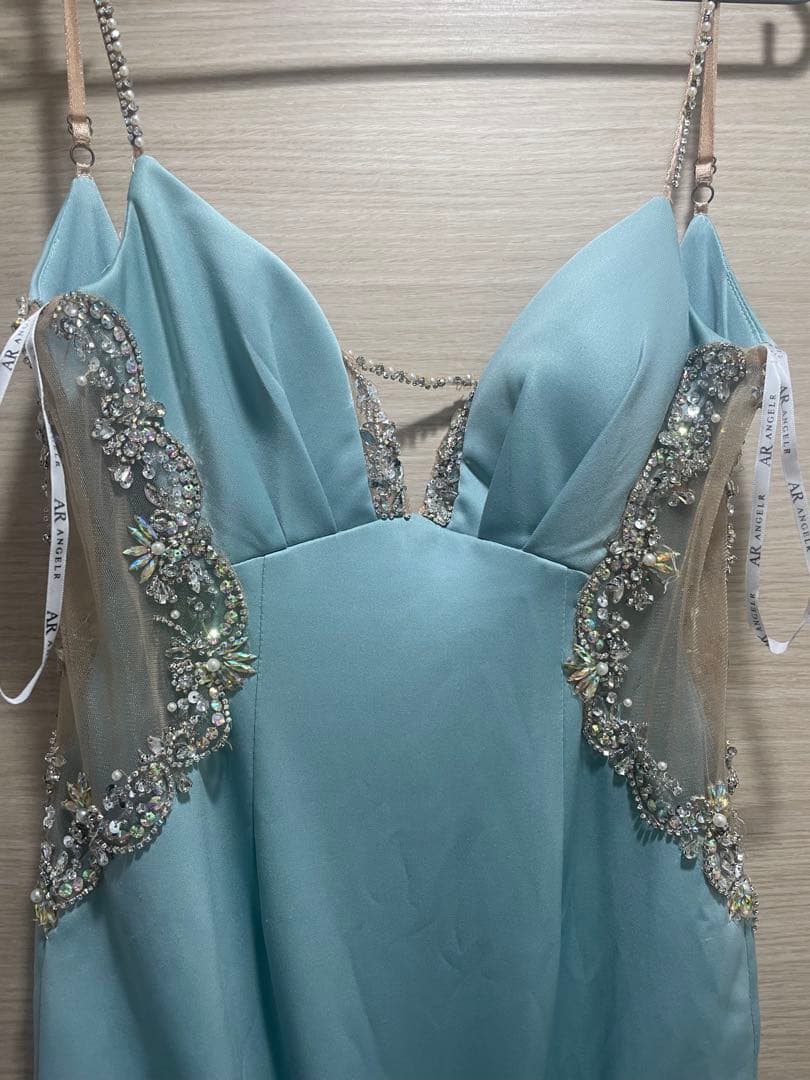 Angel R サイドスパンコール ミニドレス