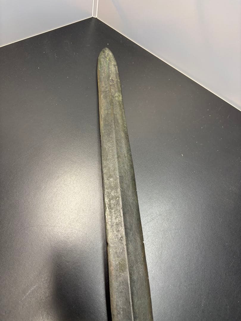 近代中国 清時代 中国古剣様式 青銅剣 儀礼用 青銅器 古美術 唐物 中国古玩