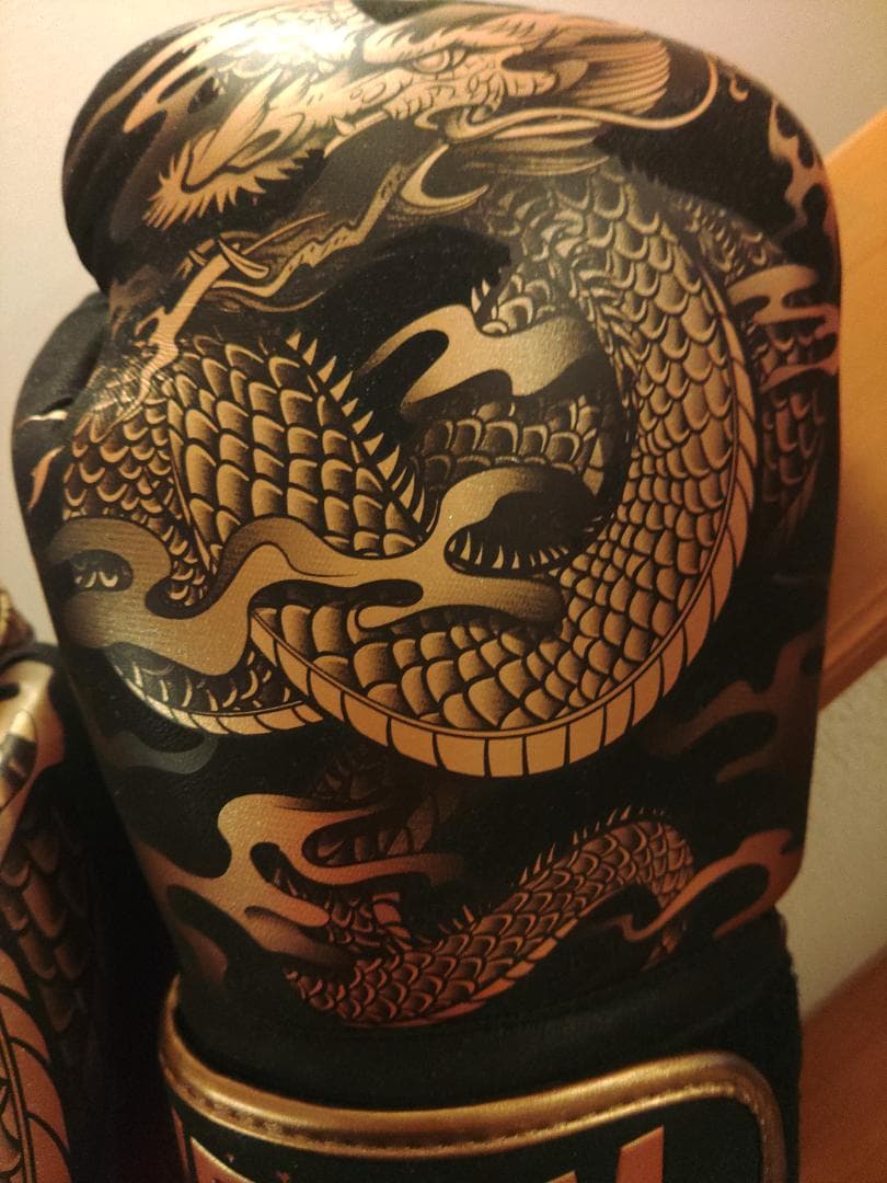 【14oz】 VENUM ボクシンググローブ 【ゴールド】